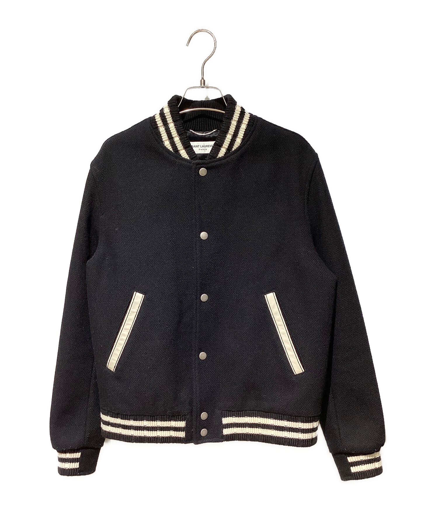 SAINT LAURENT 48 バックロゴテディジャケット 中古・古着通販】Saint Laurent Paris (サンローランパリ) Back Print