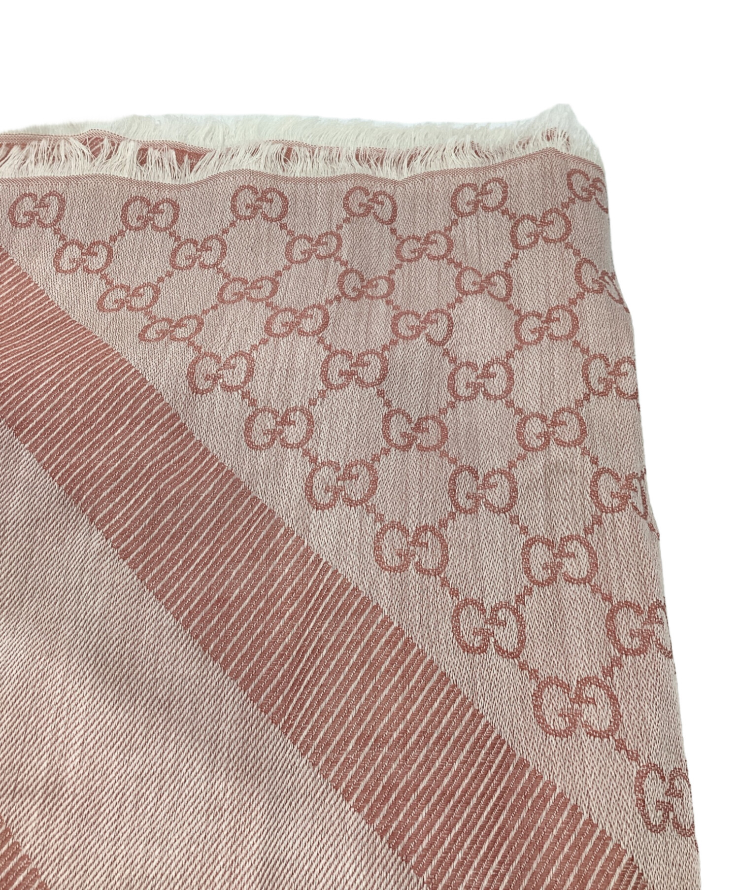 中古・古着通販】GUCCI (グッチ) GG柄 大判ストール 281942 ピンク