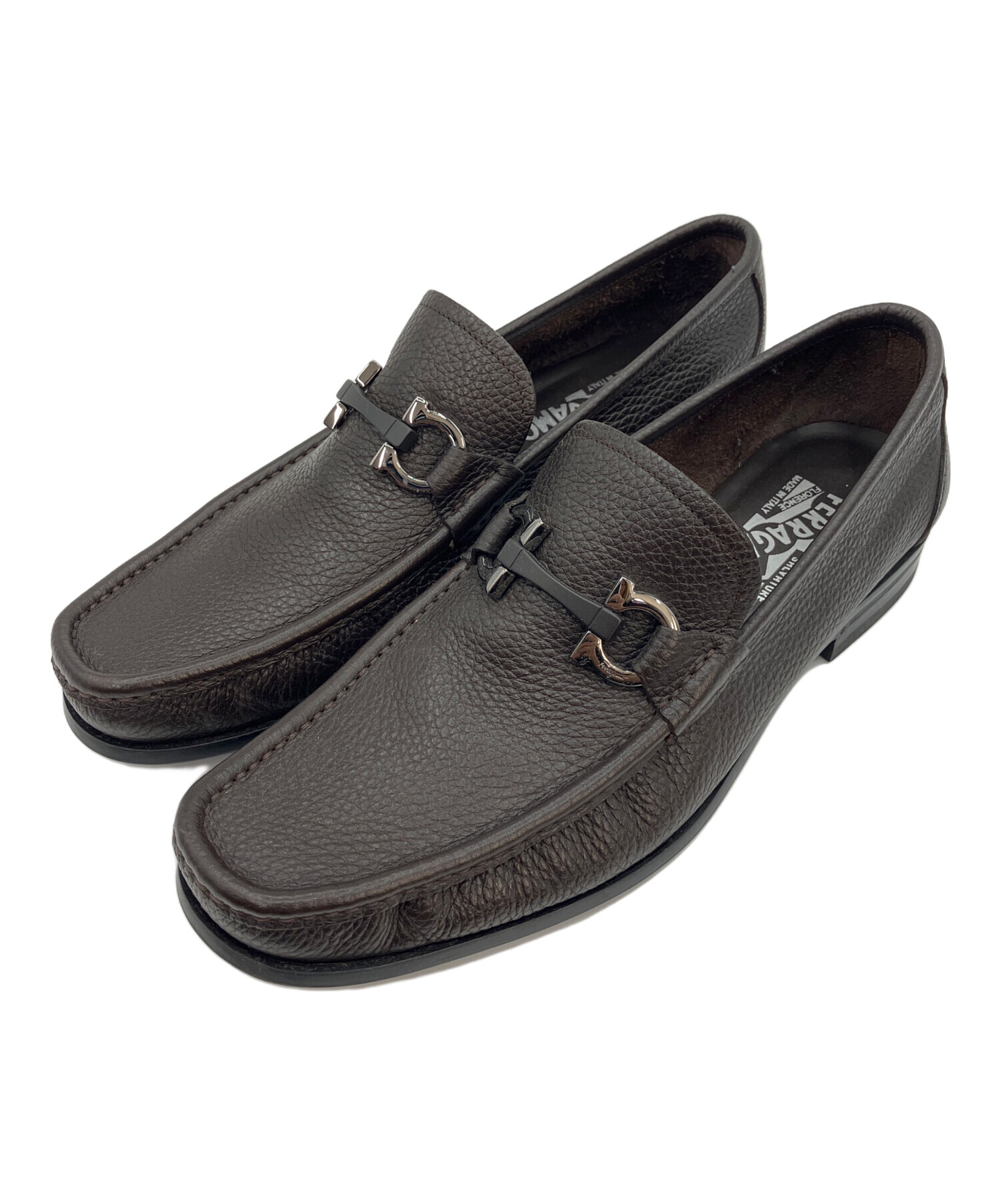 サルヴァトーレフェラガモ　ビットローファー　ホースビット　UR31998 Ferragamo ガンチーニ ホースビット ローファー | ブラウン