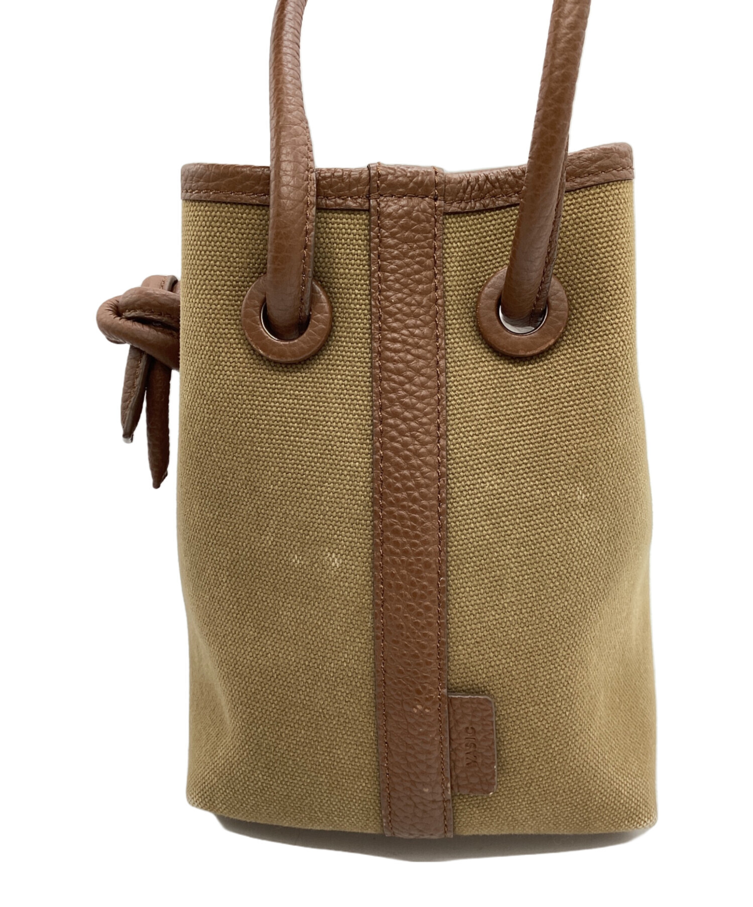 中古・古着通販】VASIC (ヴァジック) 巾着ショルダーバッグ ベージュ