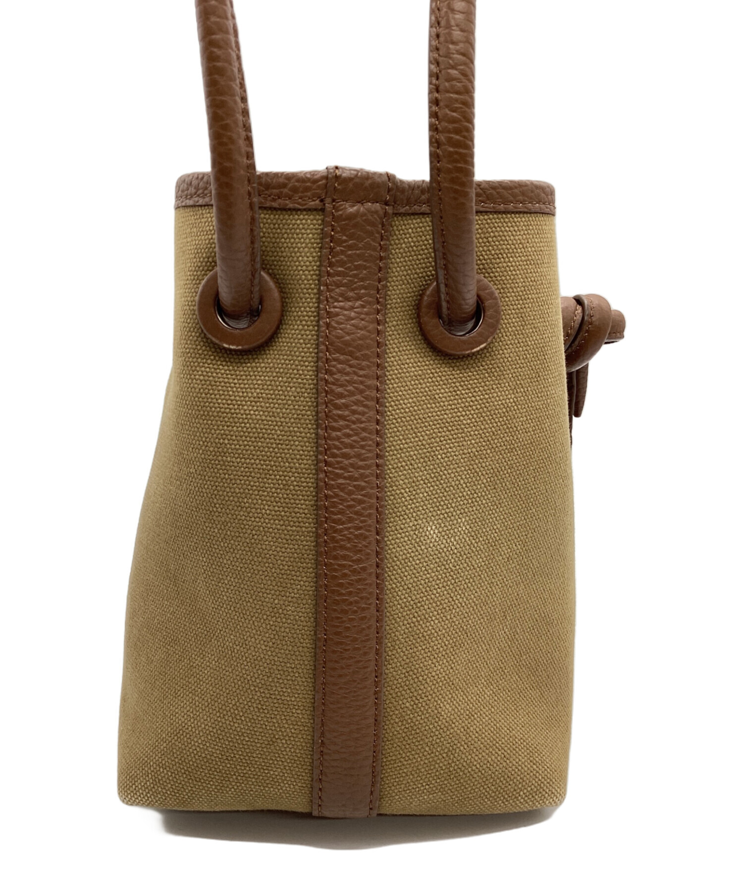 中古・古着通販】VASIC (ヴァジック) 巾着ショルダーバッグ ベージュ