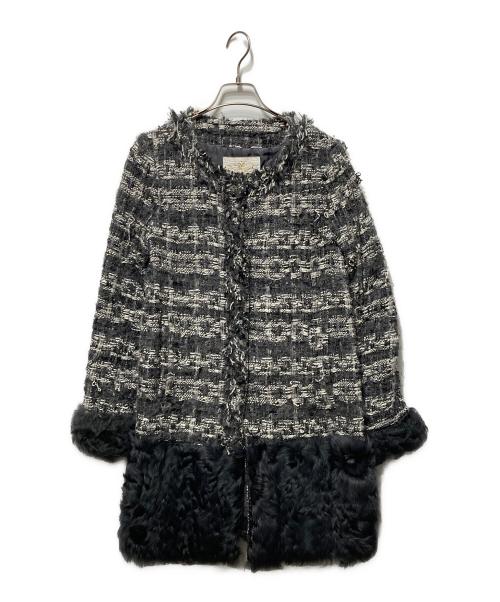 中古・古着通販】GRACE CLASS (グレースクラス) ファー付きツイード