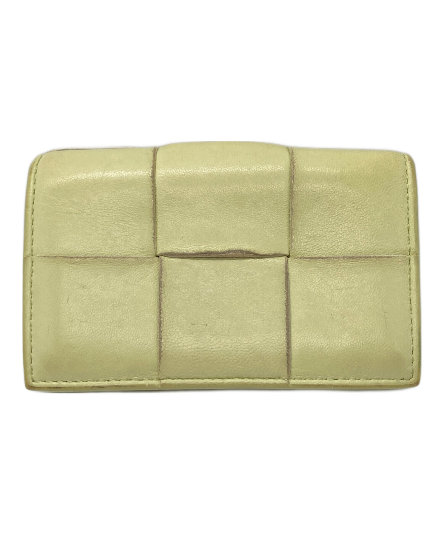 リ*コ様 ヴォッテガヴェネタイエローライムイエロー長財布中古カード入れか小銭入れ リ*コ様 ヴォッテガヴェネタイエローライムイエロー長財布中古