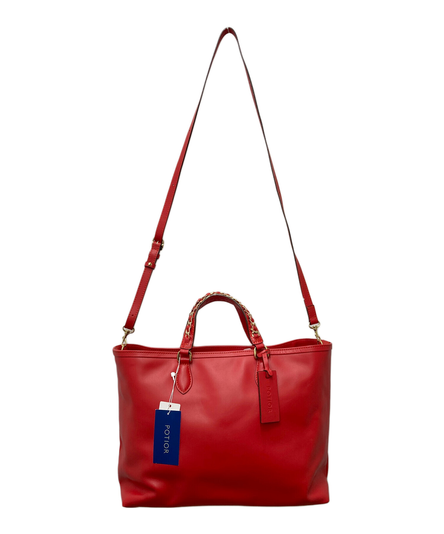 中古・古着通販】PotioR (ポティオール) 2WAYバッグ レッド｜ブランド