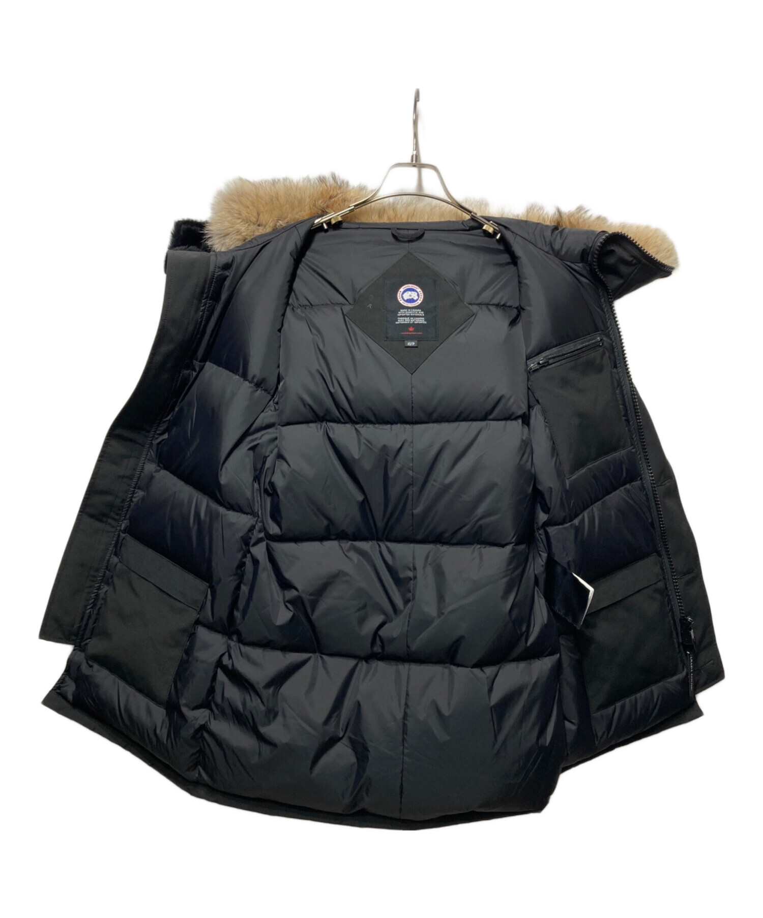 中古・古着通販】CANADA GOOSE (カナダグース) JASPER PARKA ブラック