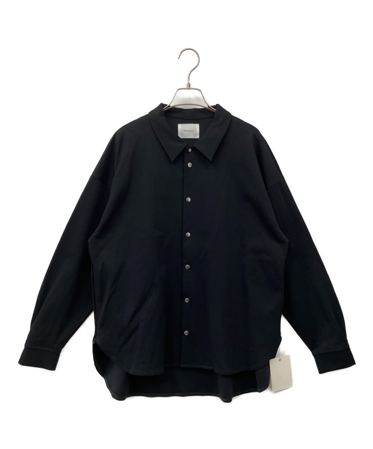 美品　MIDIUMISOLID ミディウミソリッド　スタジャン　ジャケット 中古・古着通販】MIDIUMISOLID (ミディウミソリッド) シャツジャケット
