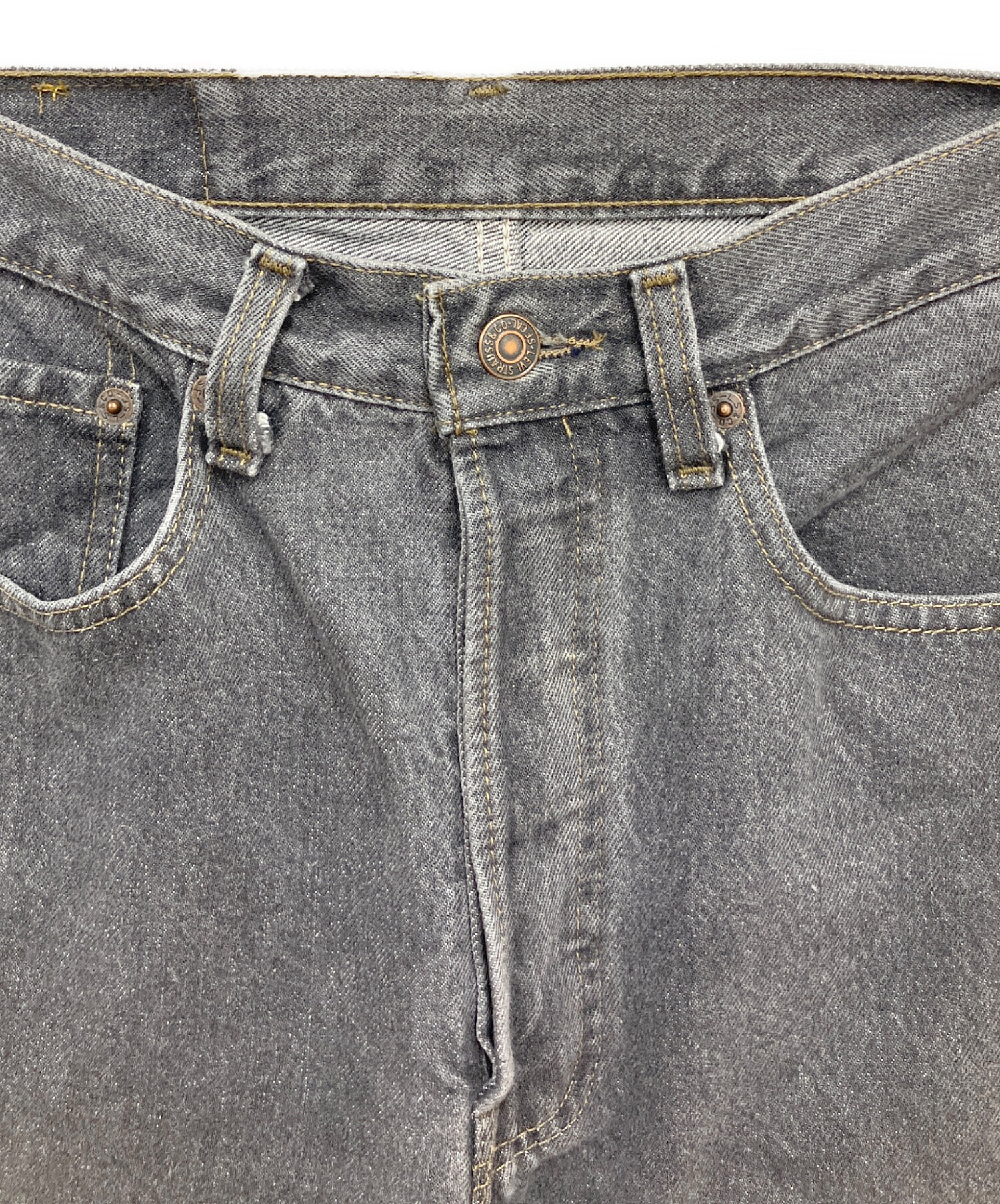 中古・古着通販】LEVI'S (リーバイス) 先染め90'sブラックデニム