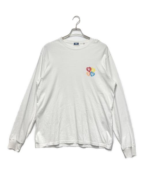 中古・古着通販】KITH (キス) キャンディーハートロゴL/S ホワイト