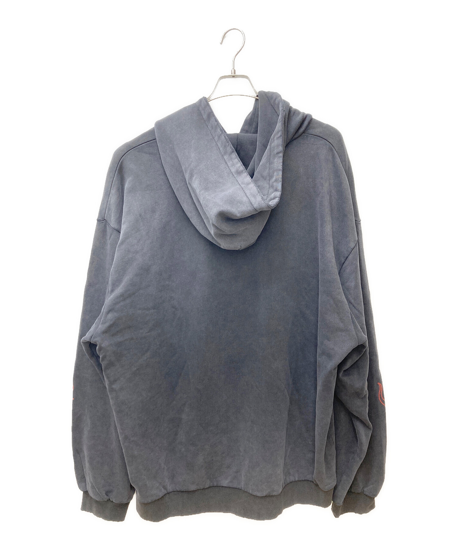 CHRONOIZM・PIGMENT HOODIE・XXL 中古・古着通販】chronoizm (クロノイズム) PIGMENT HOODIE ブラック