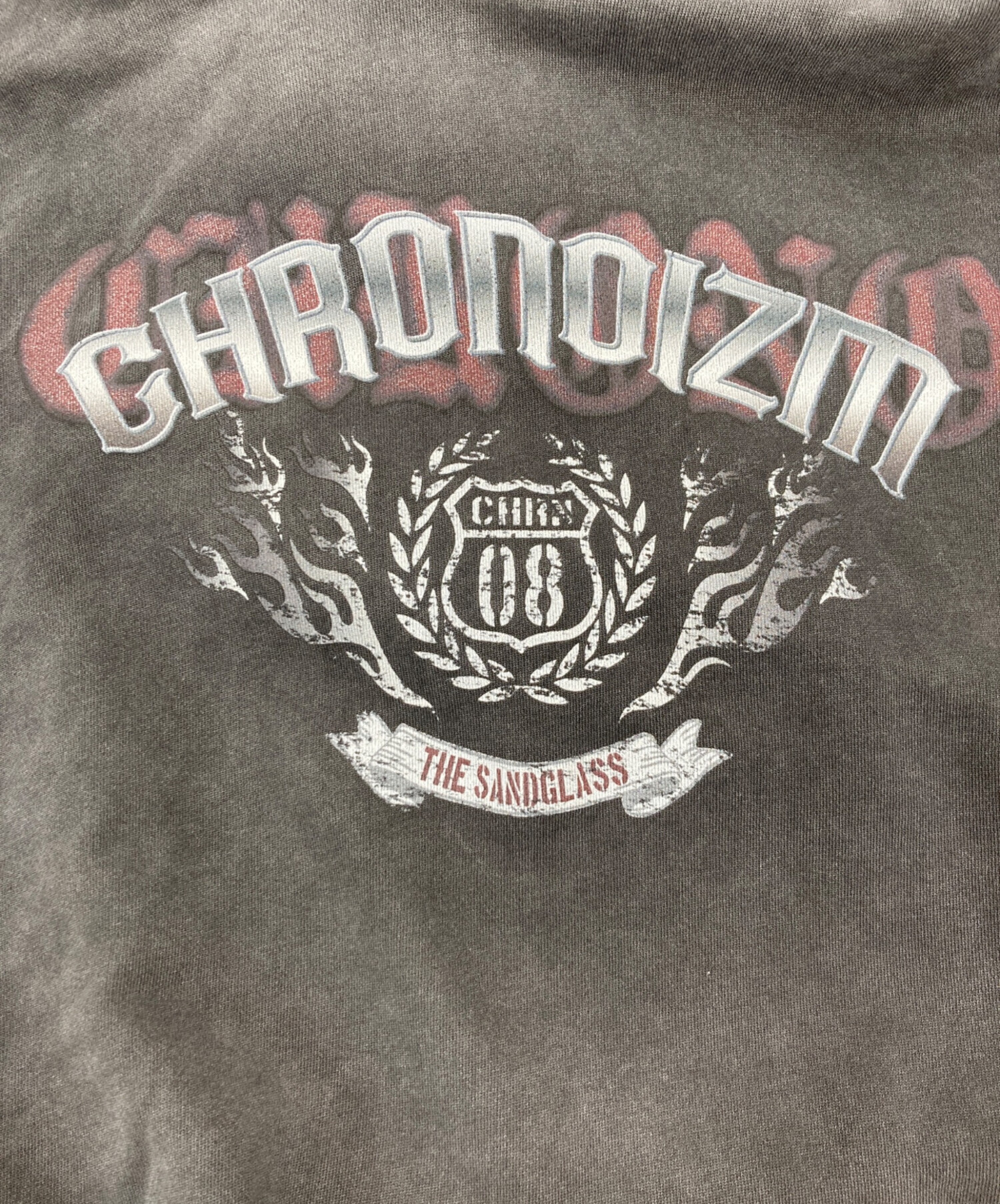 中古・古着通販】chronoizm (クロノイズム) PIGMENT HOODIE ブラック