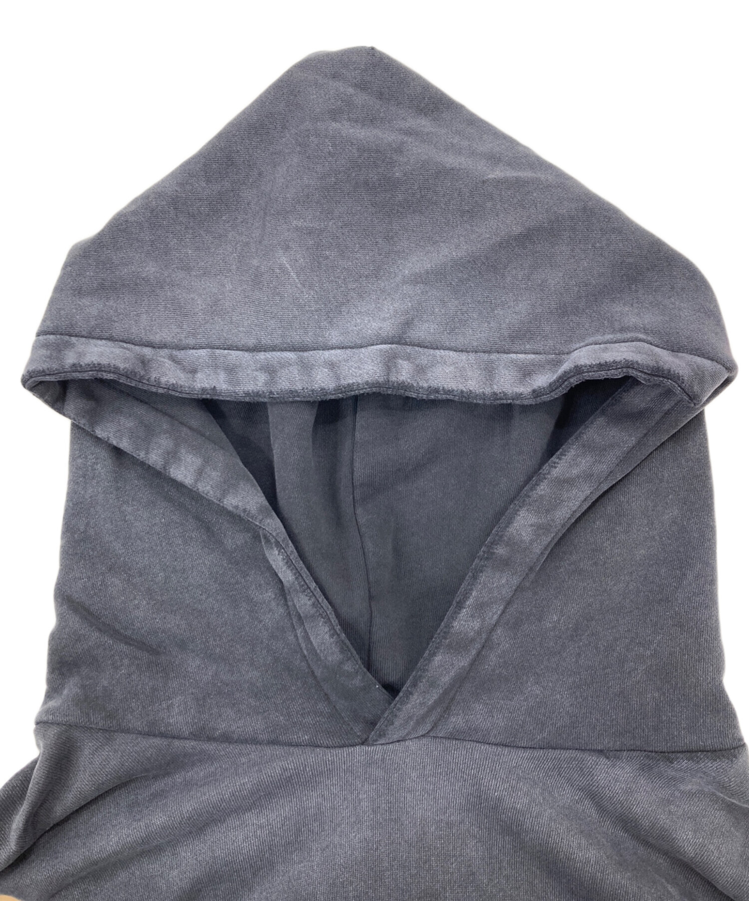 中古・古着通販】chronoizm (クロノイズム) PIGMENT HOODIE ブラック
