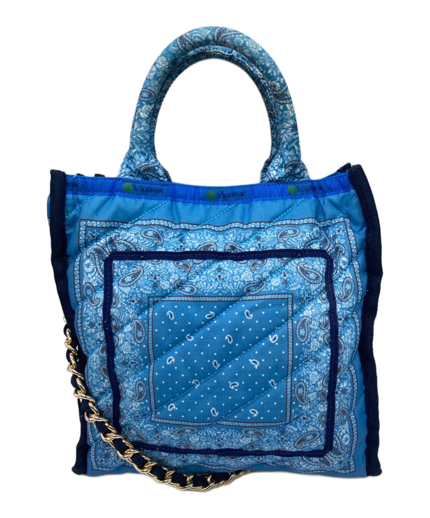 中古・古着通販】LeSportsac (レスポートサック) SM CHAIN QUILT TOTE 