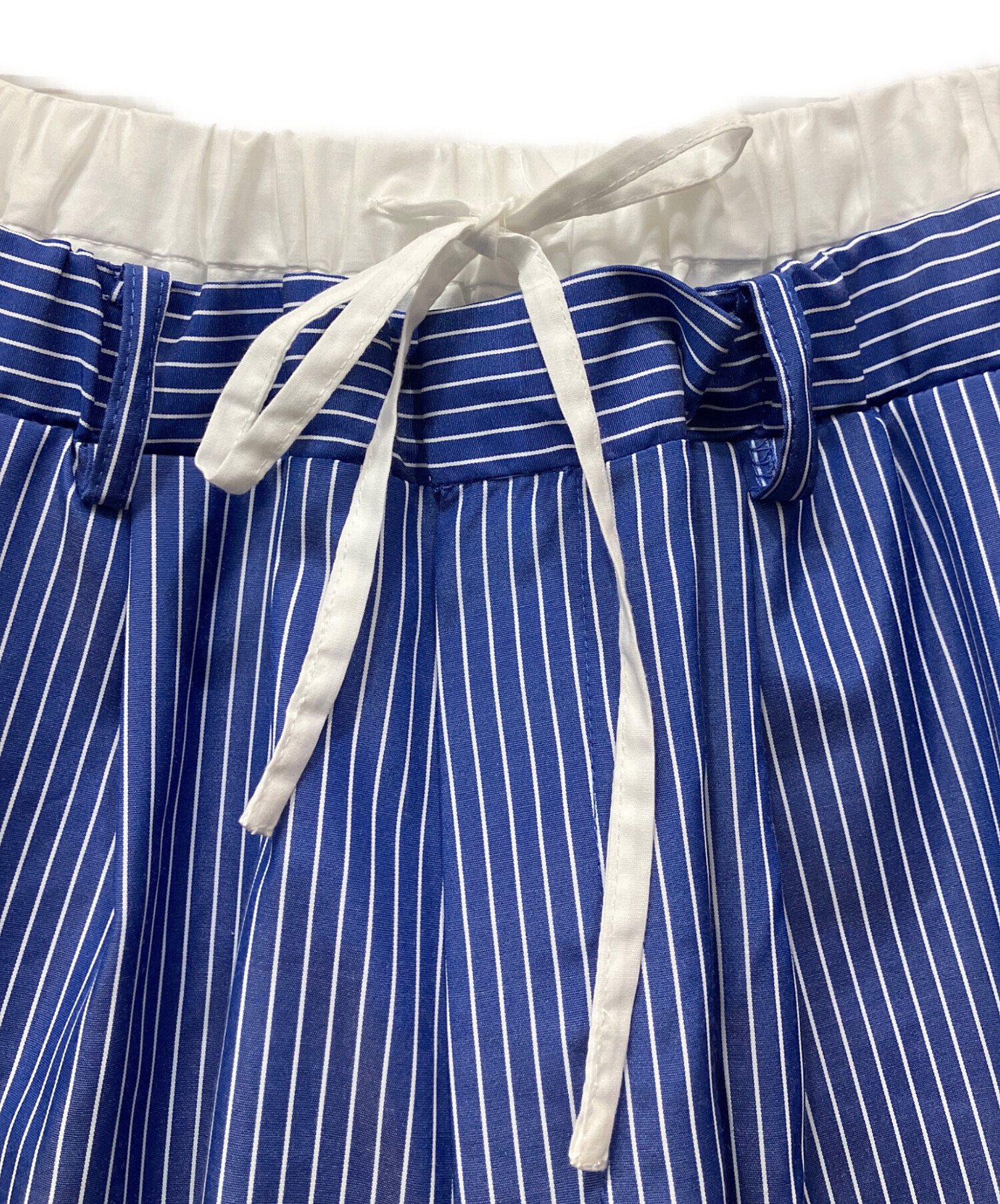 中古・古着通販】THE TOE (ザ・トゥー) BATTERY STRIPE PANTS ブルー