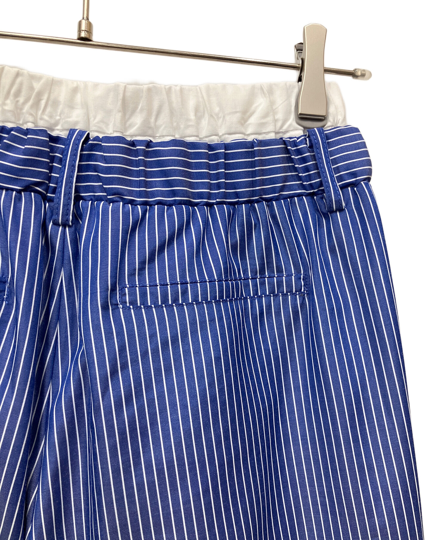 中古・古着通販】THE TOE (ザ・トゥー) BATTERY STRIPE PANTS ブルー