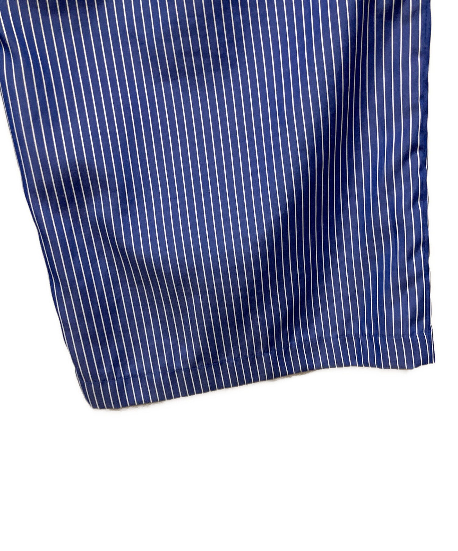 THETOE 【極美品】BATTERY STRIPE PANTS 中古・古着通販】THE TOE (ザ・トゥー) BATTERY STRIPE PANTS ブルー