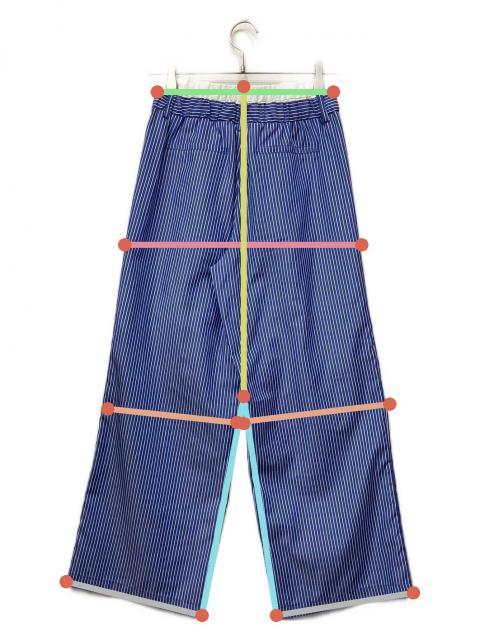 THETOE 【極美品】BATTERY STRIPE PANTS 中古・古着通販】THE TOE (ザ・トゥー) BATTERY STRIPE PANTS ブルー