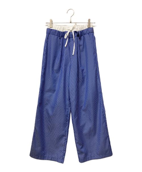 THETOE 【極美品】BATTERY STRIPE PANTS 中古・古着通販】THE TOE (ザ・トゥー) BATTERY STRIPE PANTS ブルー