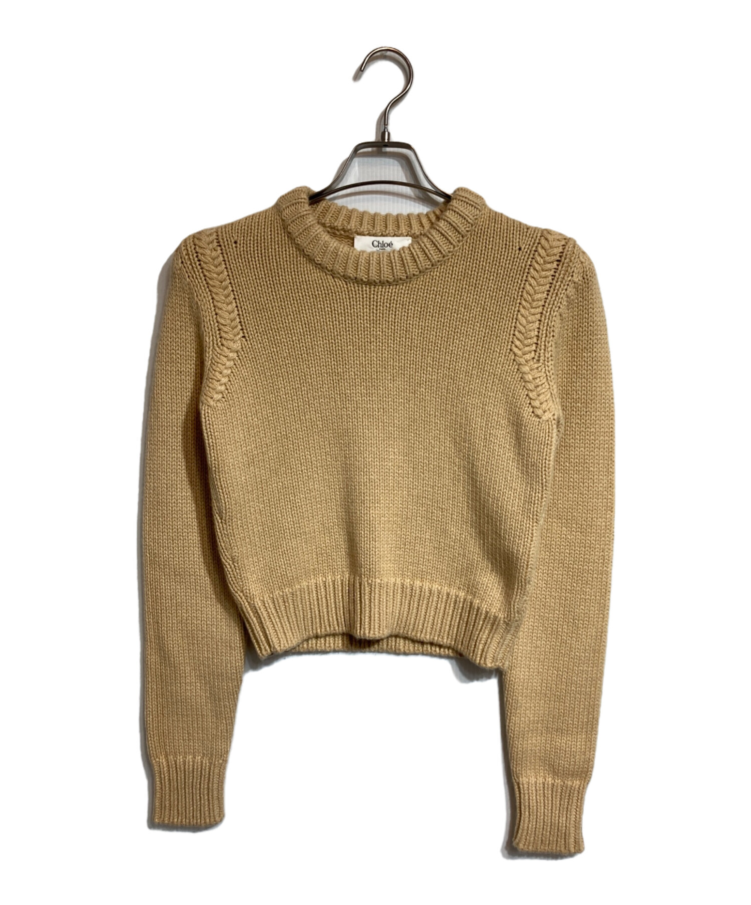 中古・古着通販】Chloe (クロエ) ニット ベージュ サイズ:M｜ブランド