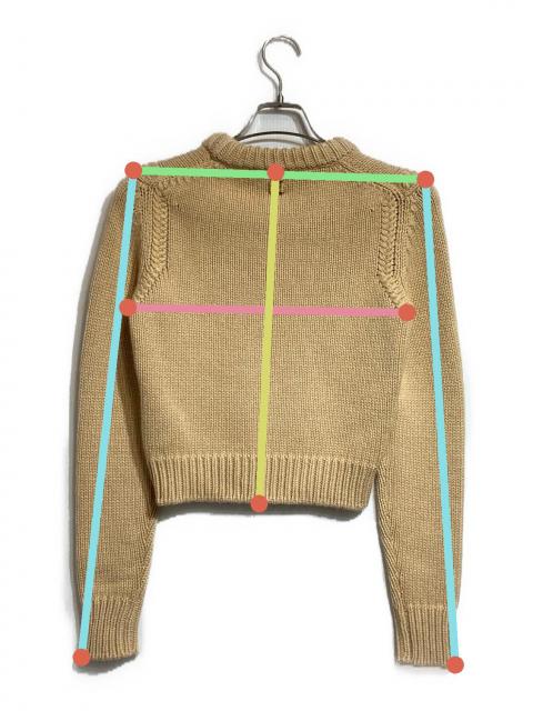 Chloe クロエ ニット・セーター M ベージュ 【古着】【中古】【送料無料】 中古・古着通販】Chloe (クロエ) ニット ベージュ サイズ:M｜ブランド