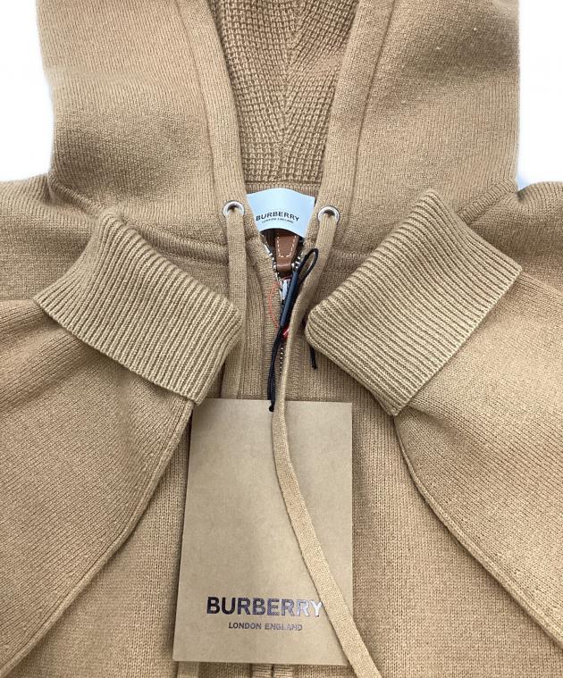 中古・古着通販】BURBERRY (バーバリー) カシミヤニットジップパーカー 