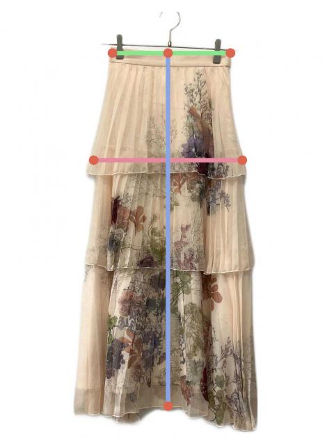 中古・古着通販】Ameri (アメリ) UND DARIA TIERED PLEATS SKIRT