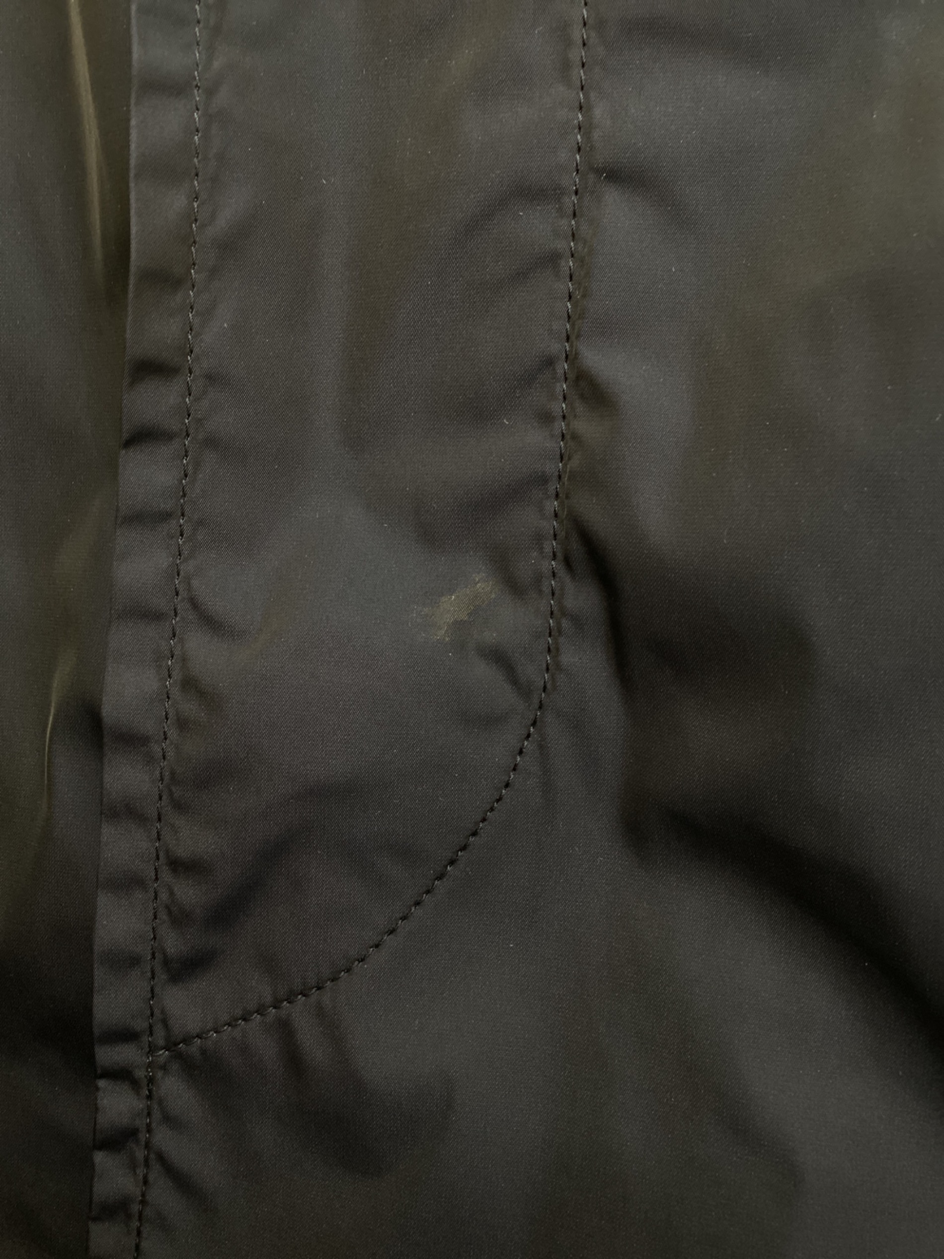 中古・古着通販】PRADA (プラダ) ステンカラーコート ネイビー サイズ