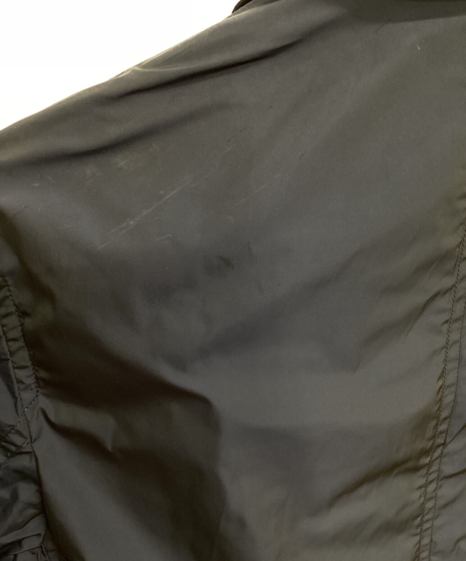 中古・古着通販】PRADA (プラダ) ステンカラーコート ネイビー サイズ