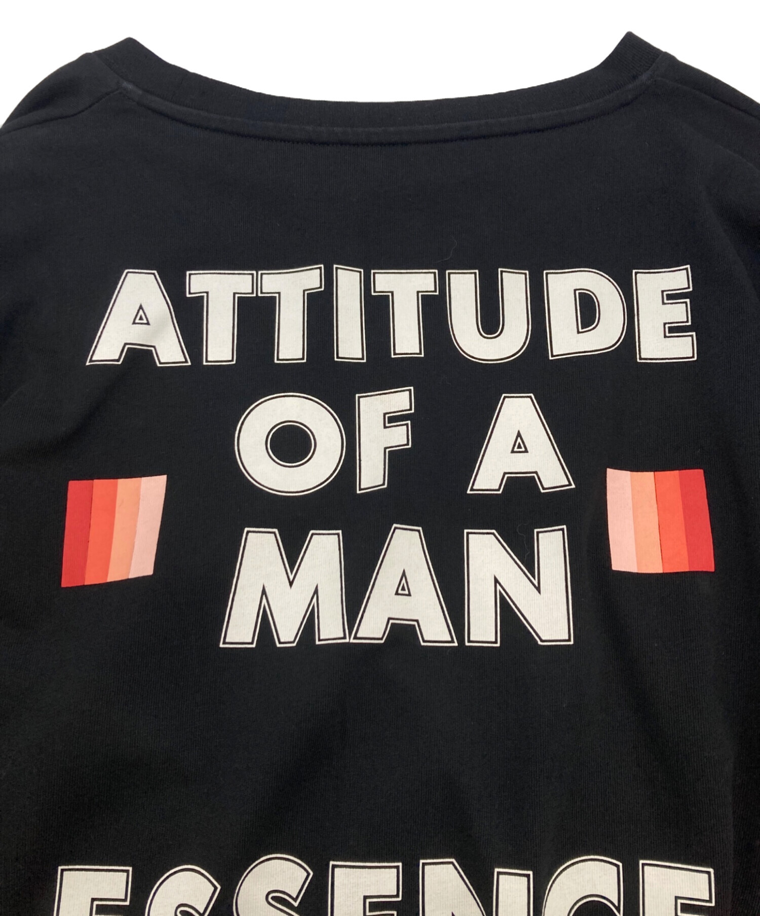 HERON PRESTON スカル ファイヤー ロングTシャツ