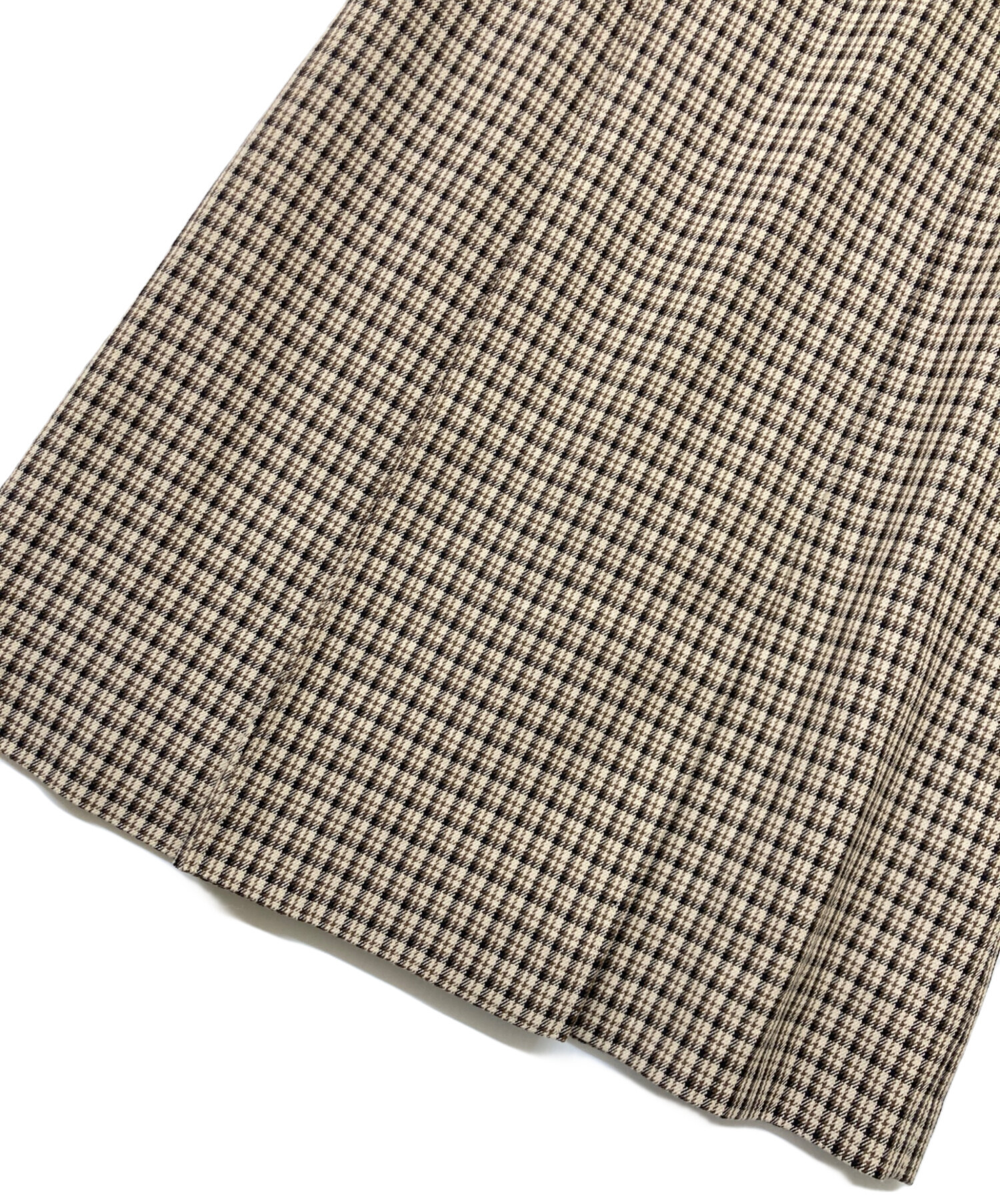 中古・古着通販】ANAYI (アナイ) ガンクラブチェックタックスカート