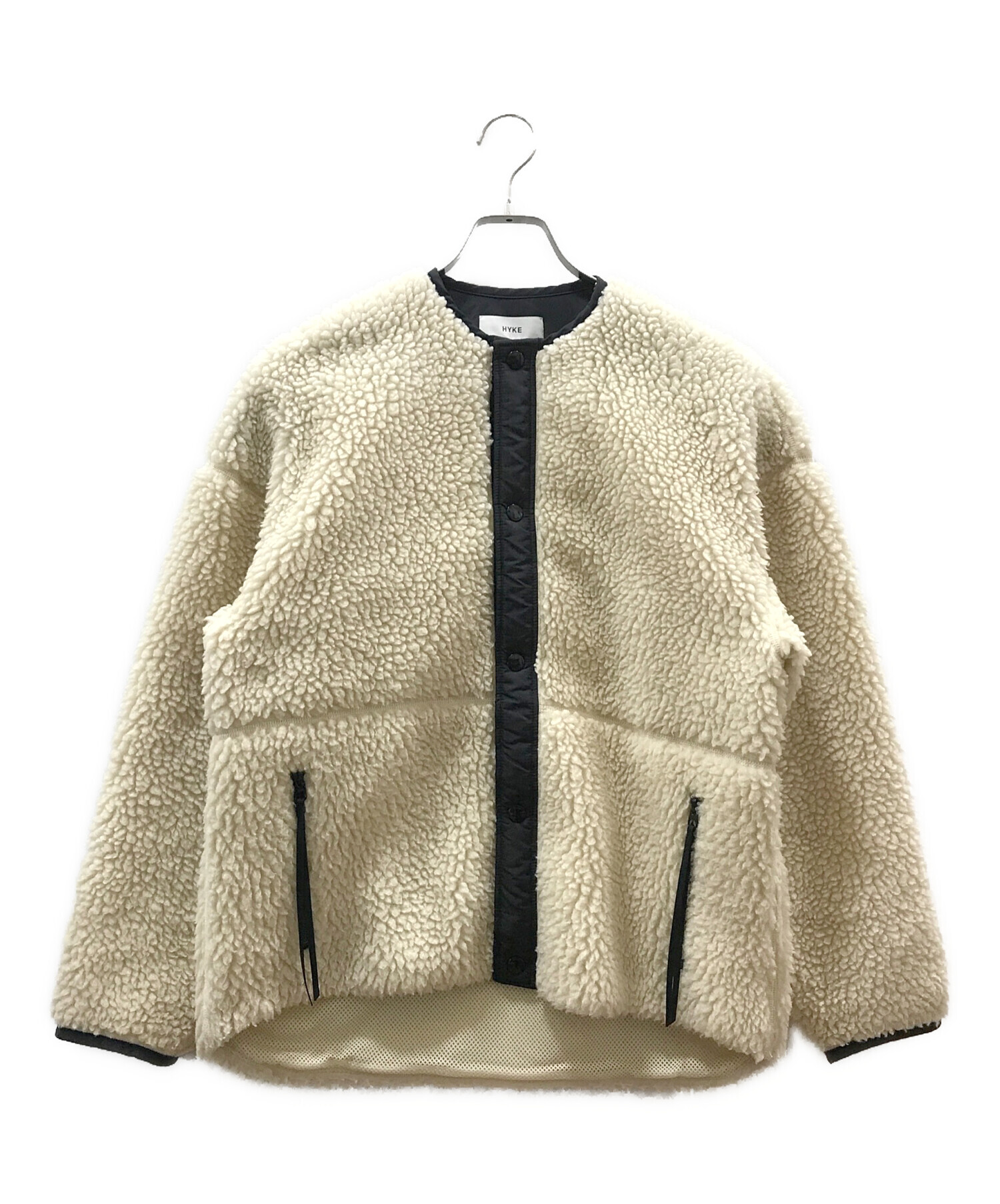 ハイク ﾍﾞｰｼﾞｭ FAUX SHEARLING JACKET 1 別注HYKE FAUX SHEARLING TYPE 