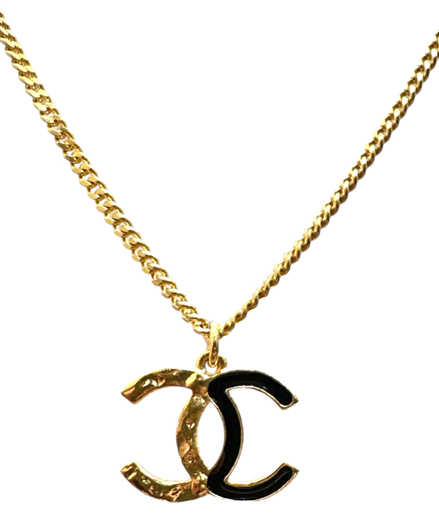 中古・古着通販】CHANEL (シャネル) ココマークネックレス ゴールド