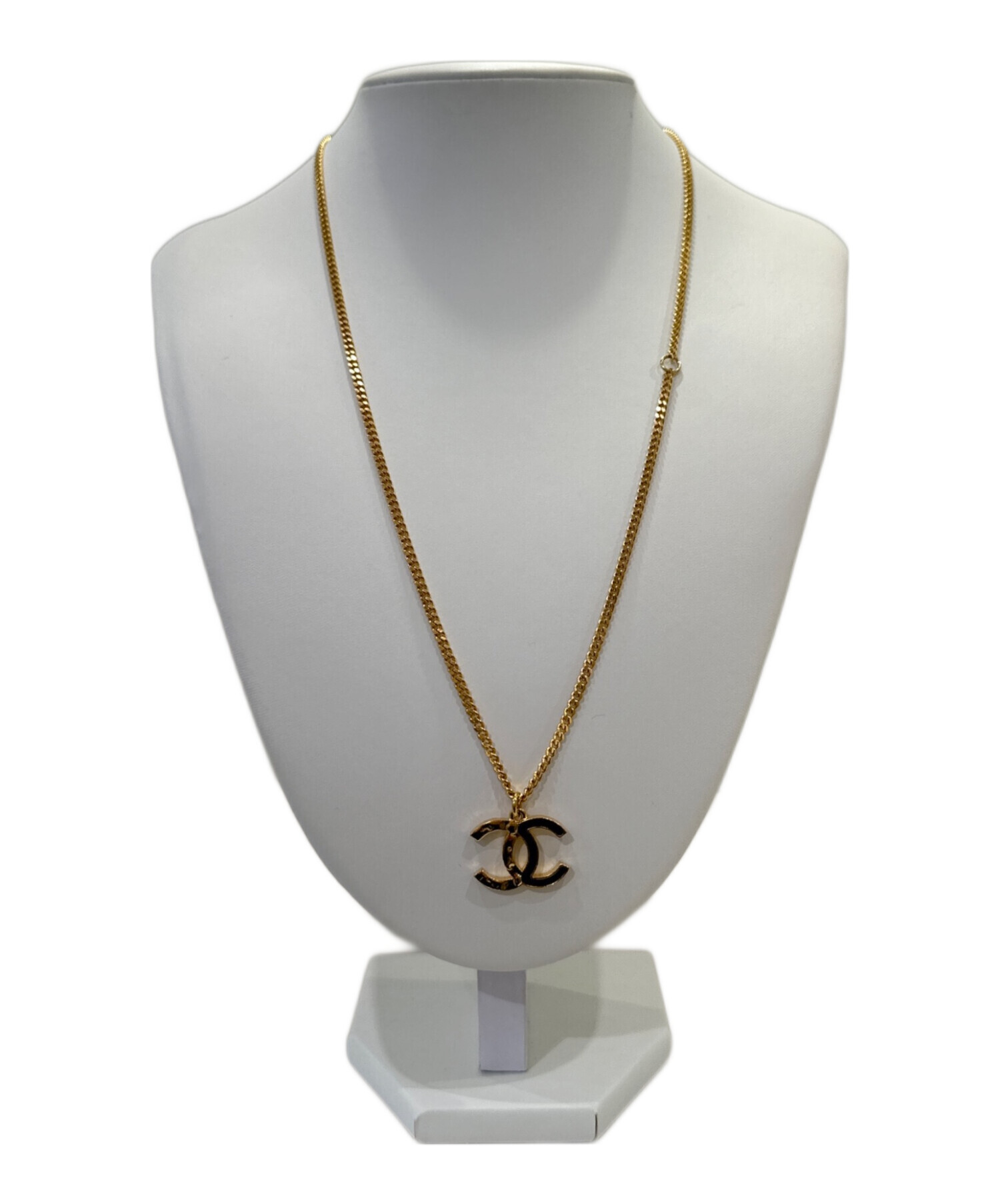 CHANEL ココマーク ネックレス ゴールド 中古・古着通販】CHANEL (シャネル) ココマークネックレス ゴールド