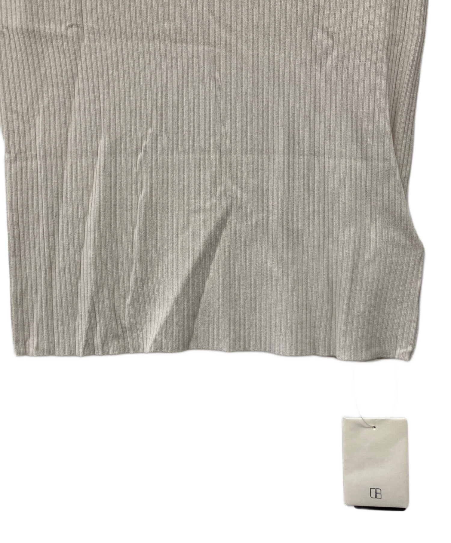 未使用タグ付き L'Appartement Rib L/S T-sh グレー ◇新品未使用◇L'Appartement◇RIB L/S TOP◇ 【公式通販】