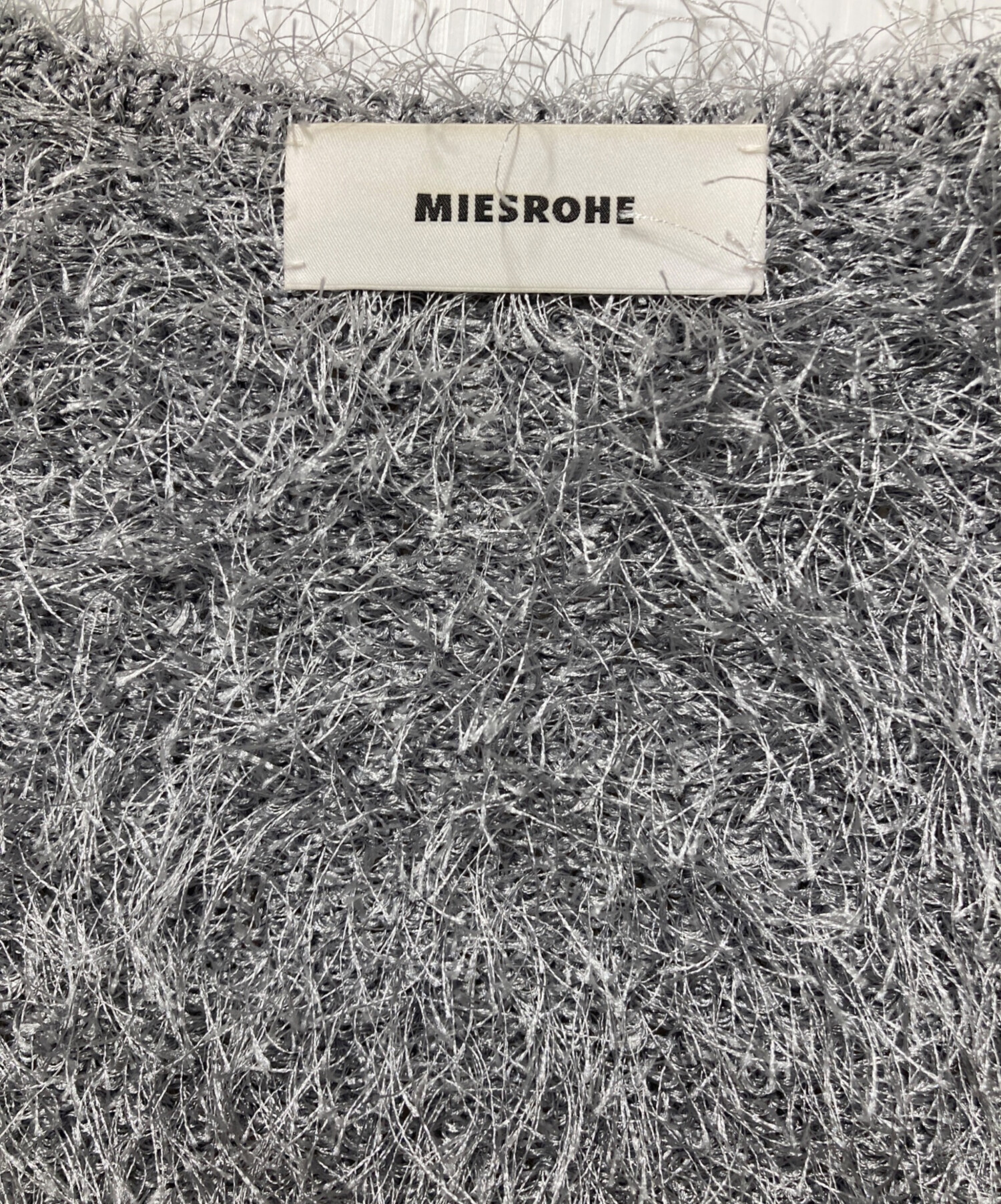 中古・古着通販】MIESROHE (ミースロエ) シャギーニットチュニック