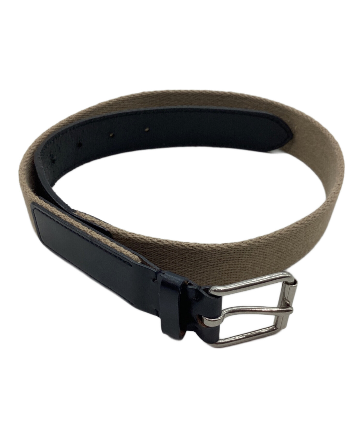 マーガレット・ハウエル　MHL　レザーベルト　アイボリー　イングランド製　新品 マーガレットハウエル ベルト マーガレット・ハウエル MHL レザー