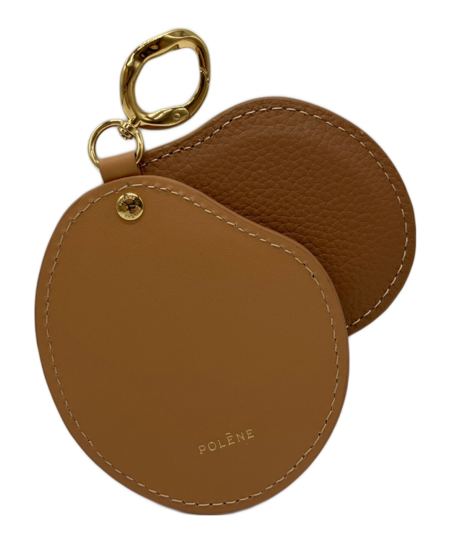 中古・古着通販】POLENE (ポレーヌ) コンパクトミラー ブラウン  