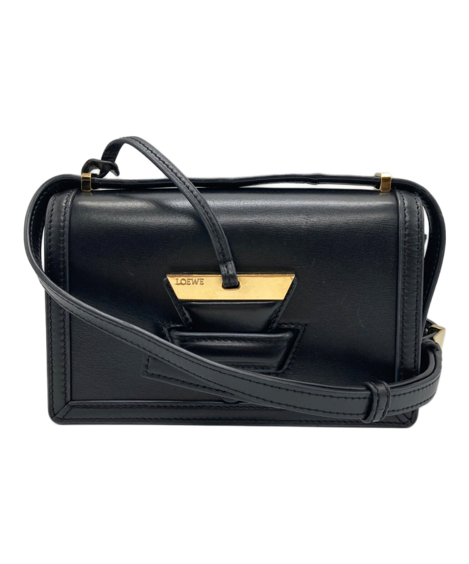 中古・古着通販】LOEWE (ロエベ) ショルダーバッグ ブラック｜ブランド