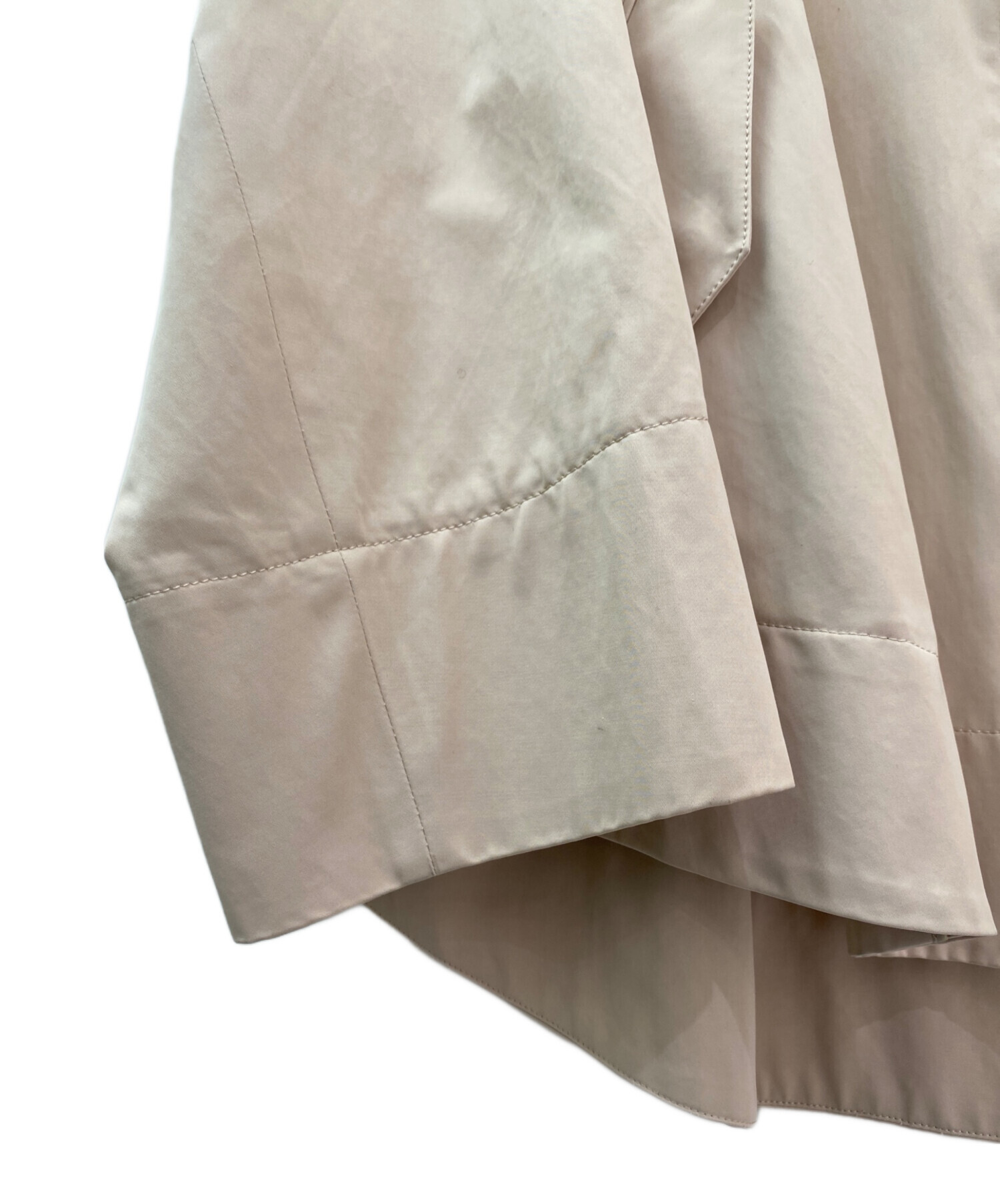 中古・古着通販】ebure (エブール) ビスコサテンジップアップブルゾン