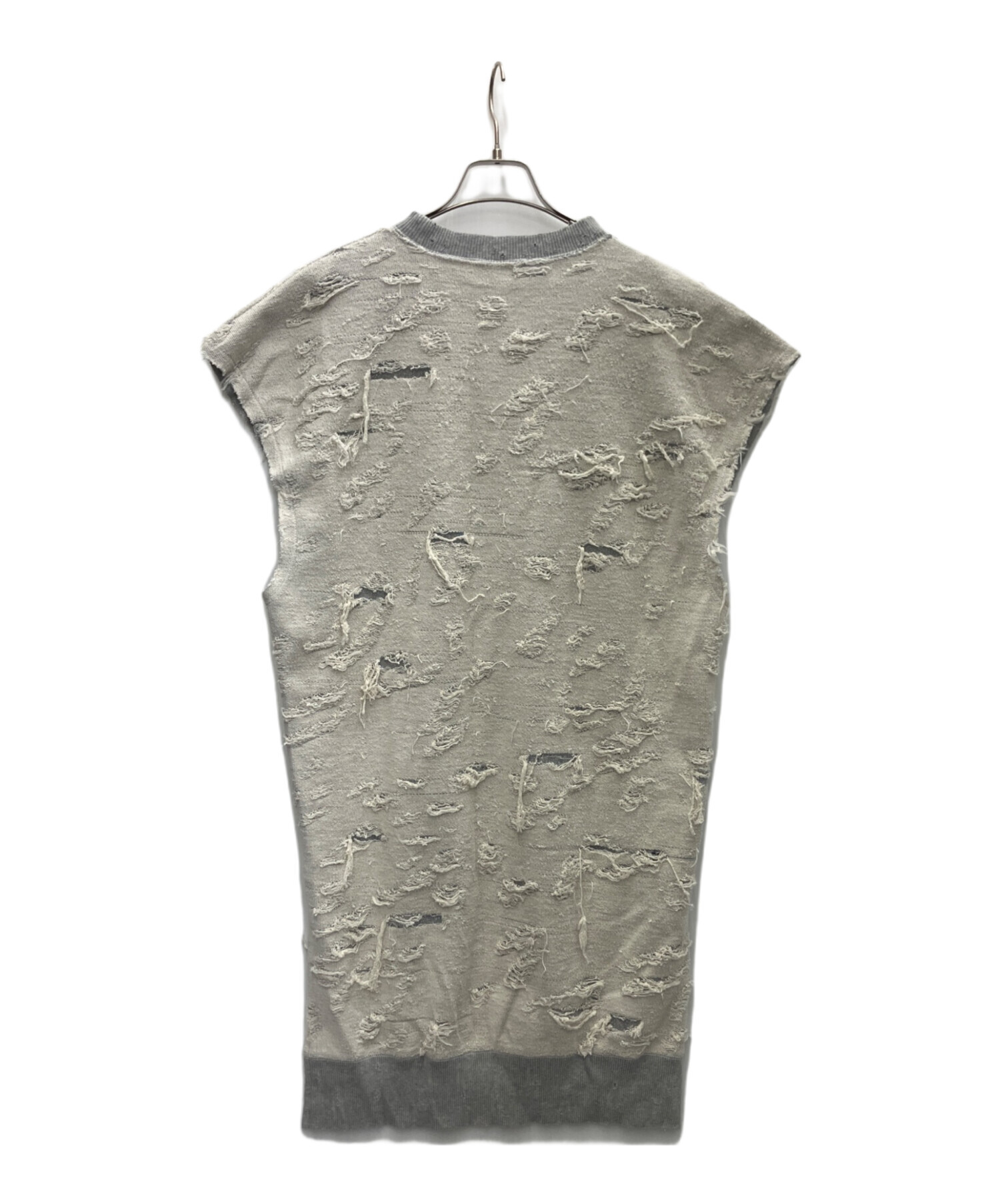 中古・古着通販】DIESEL (ディーゼル) ダメージ加工N/Sスウェット