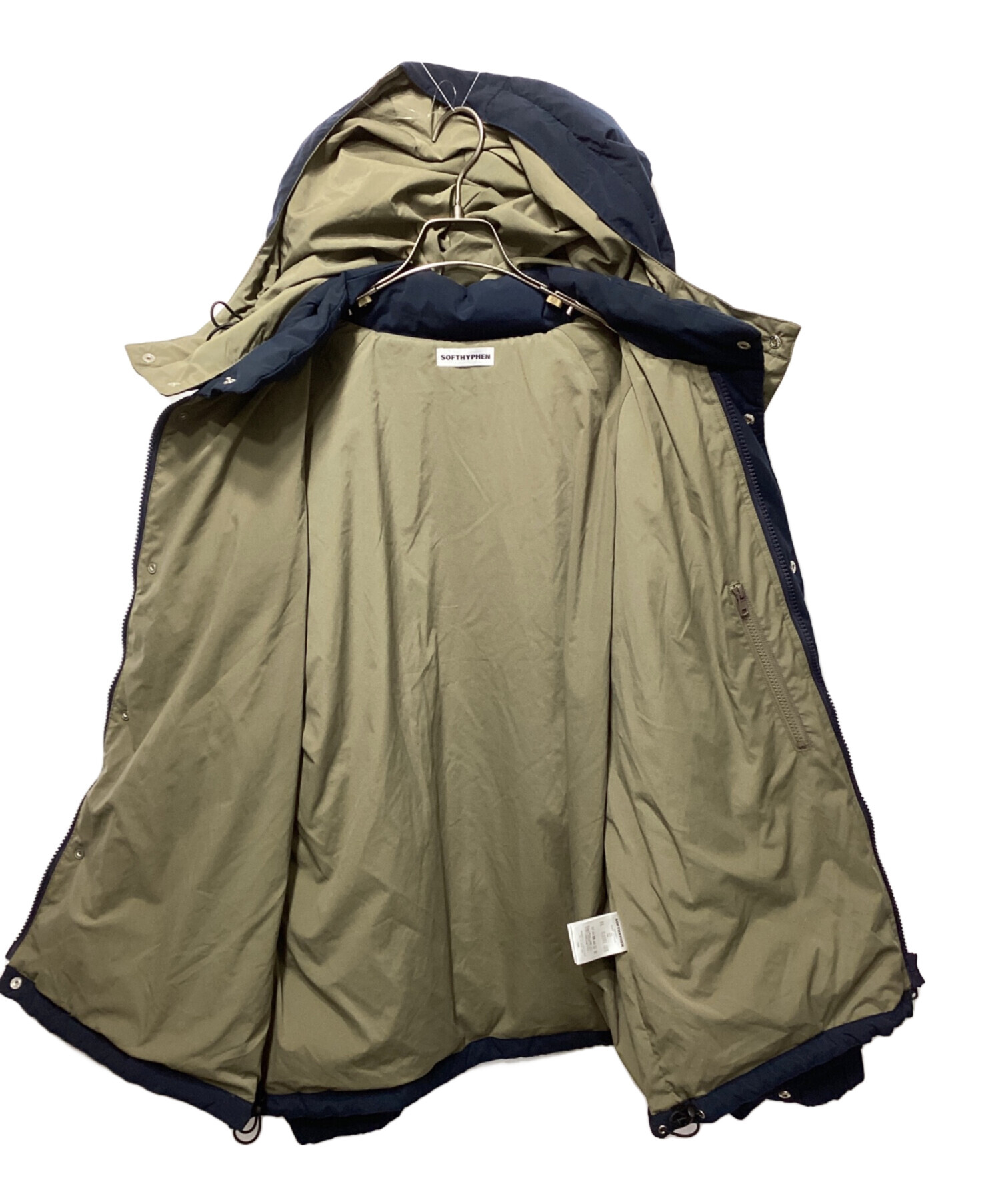 中古・古着通販】SOFTHYPHEN (ソフトハイフン) HOODED PUFFER JACKET