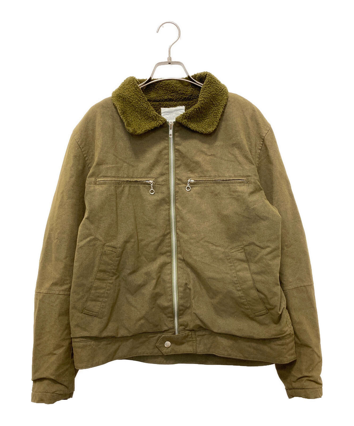 中古・古着通販】DISCOVERED (ディスカバード) 裏ボアジップブルゾン 