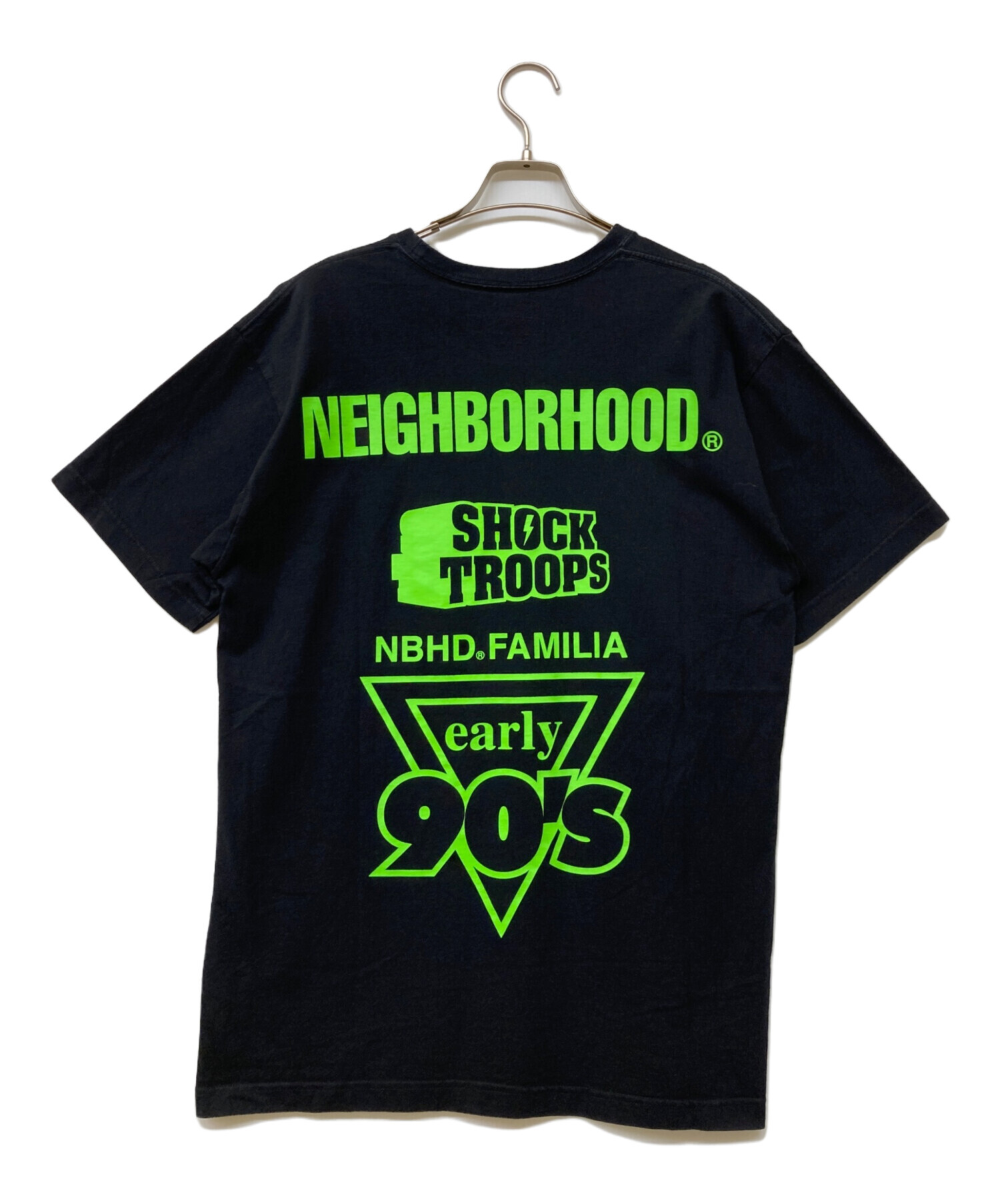 【中古】ネイバーフッド NEIGHBORHOOD CLASS C-TEE SS BLACK XXL クラス プリント Tシャツ 半袖 ブラック 中古・古着通販】NEIGHBORHOOD (ネイバーフッド) FAMILIA/C-TEE.SS