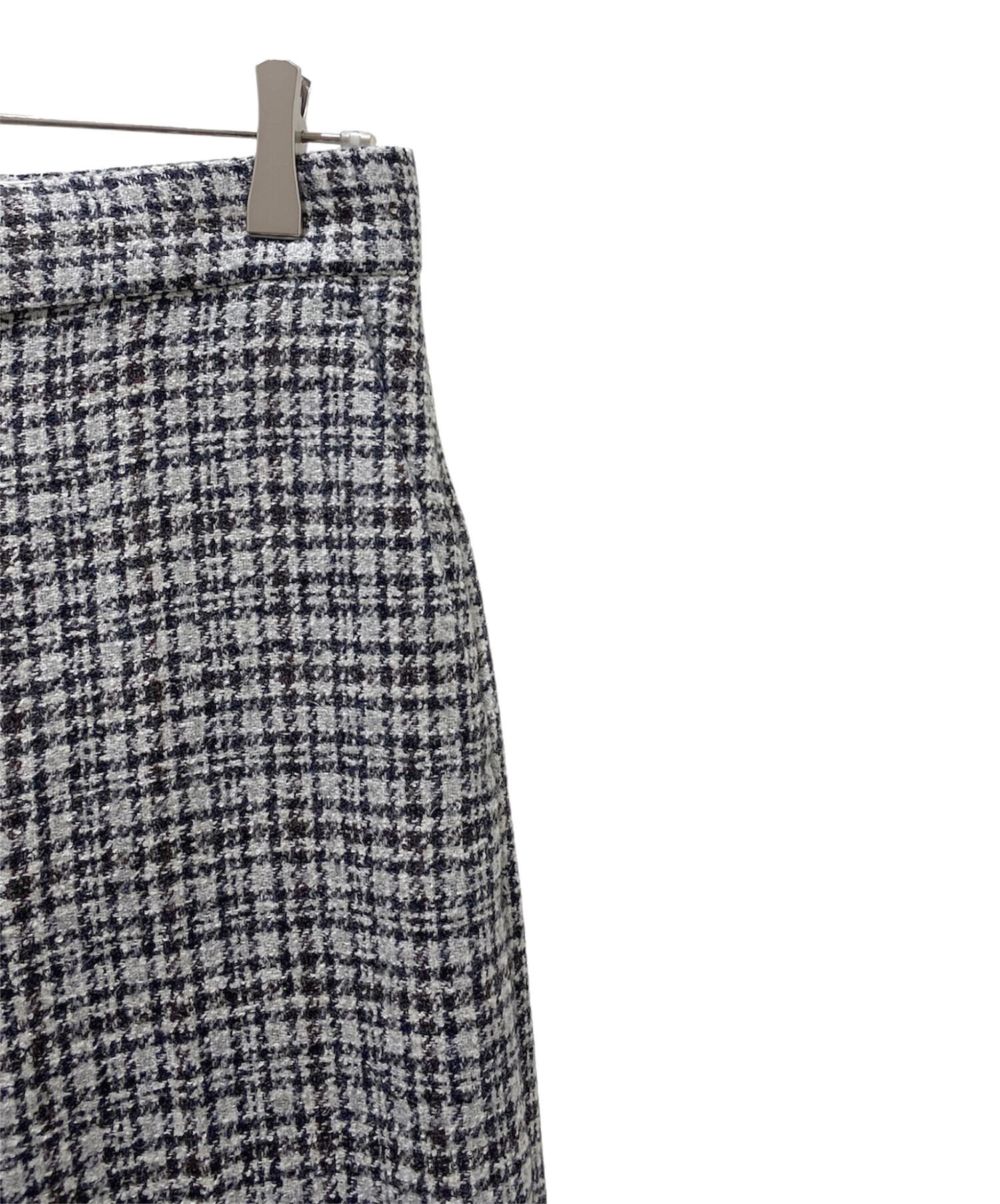 中古・古着通販】DRAWER (ドゥロワー) グレンチェックストレートパンツ