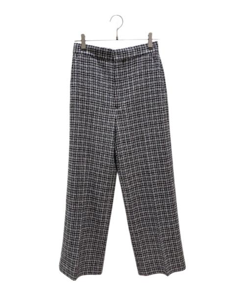 中古・古着通販】DRAWER (ドゥロワー) グレンチェックストレートパンツ