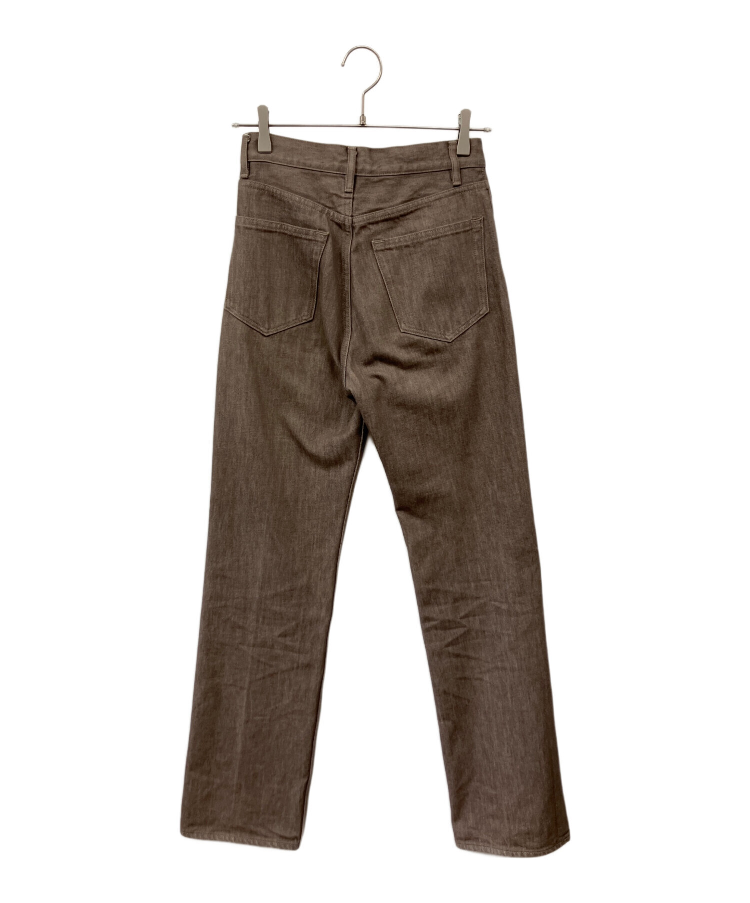 中古・古着通販】AURALEE (オーラリー) HARD TWIST BROWN DENIM 5P