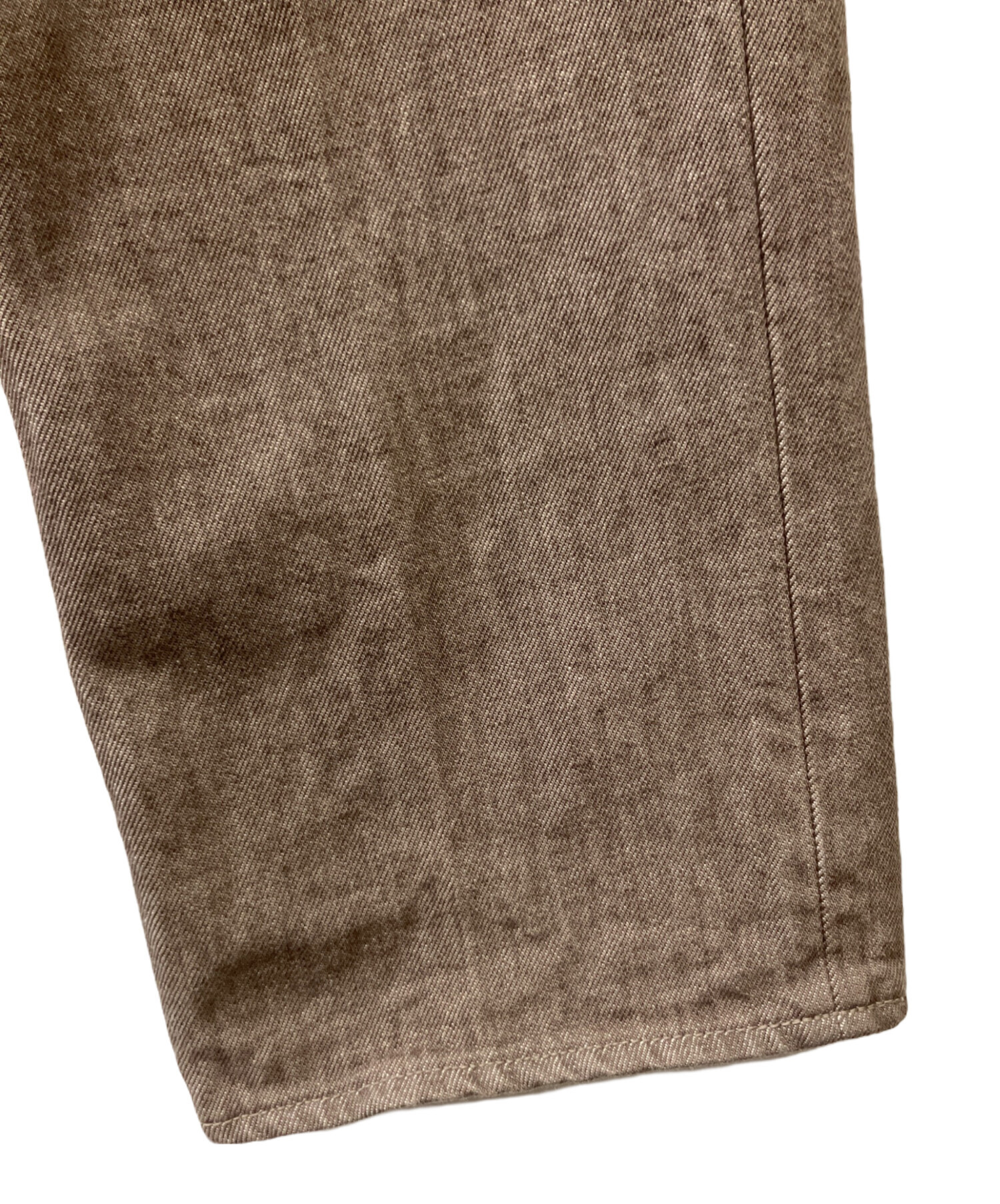 中古・古着通販】AURALEE (オーラリー) HARD TWIST BROWN DENIM 5P
