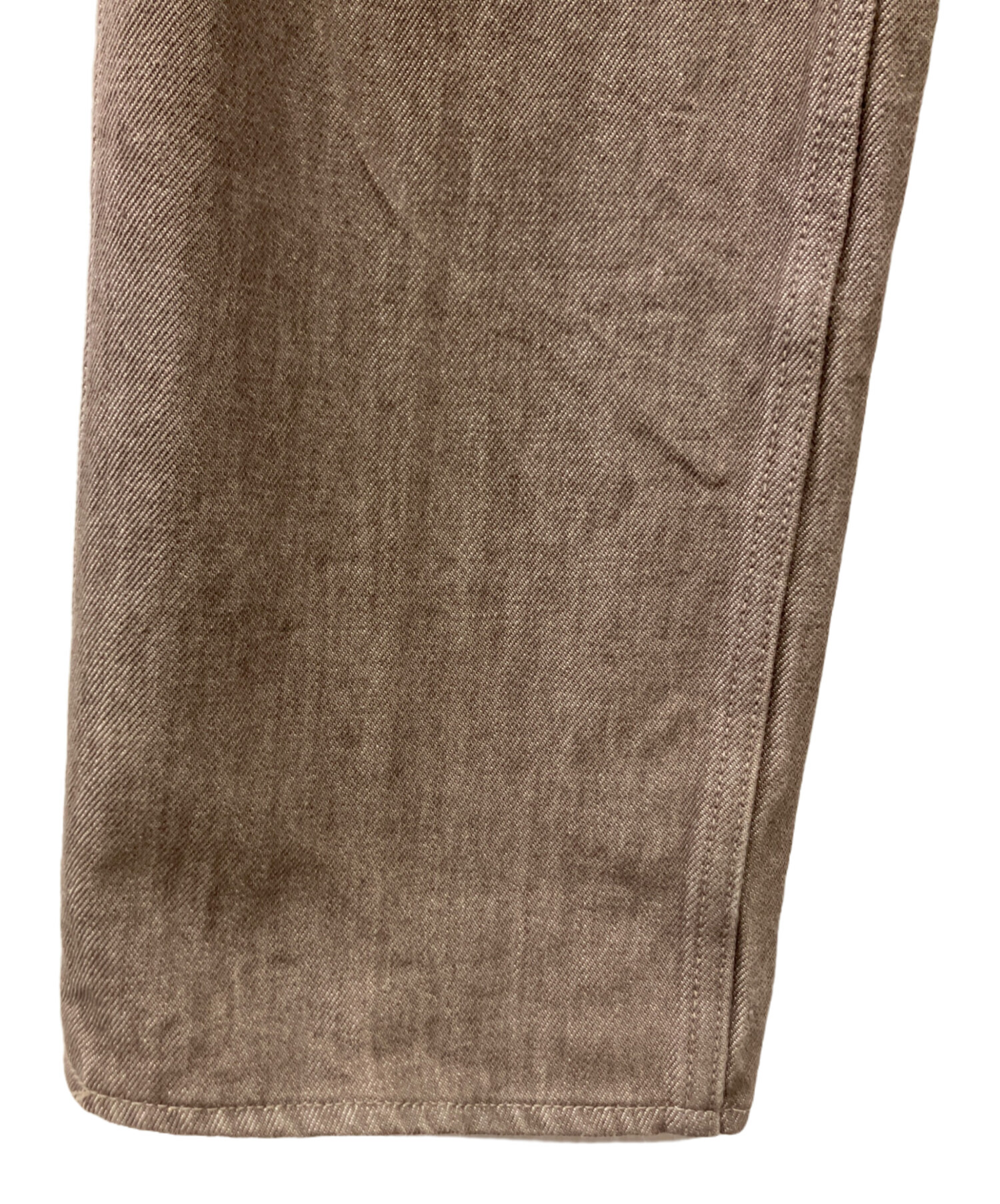 中古・古着通販】AURALEE (オーラリー) HARD TWIST BROWN DENIM 5P 
