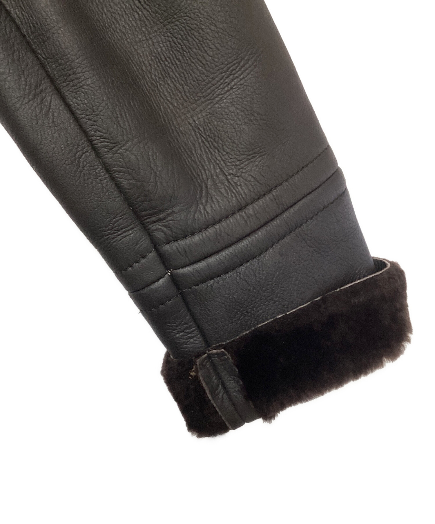 中古・古着通販】GUCCI (グッチ) ムートンコート ダークブラウン