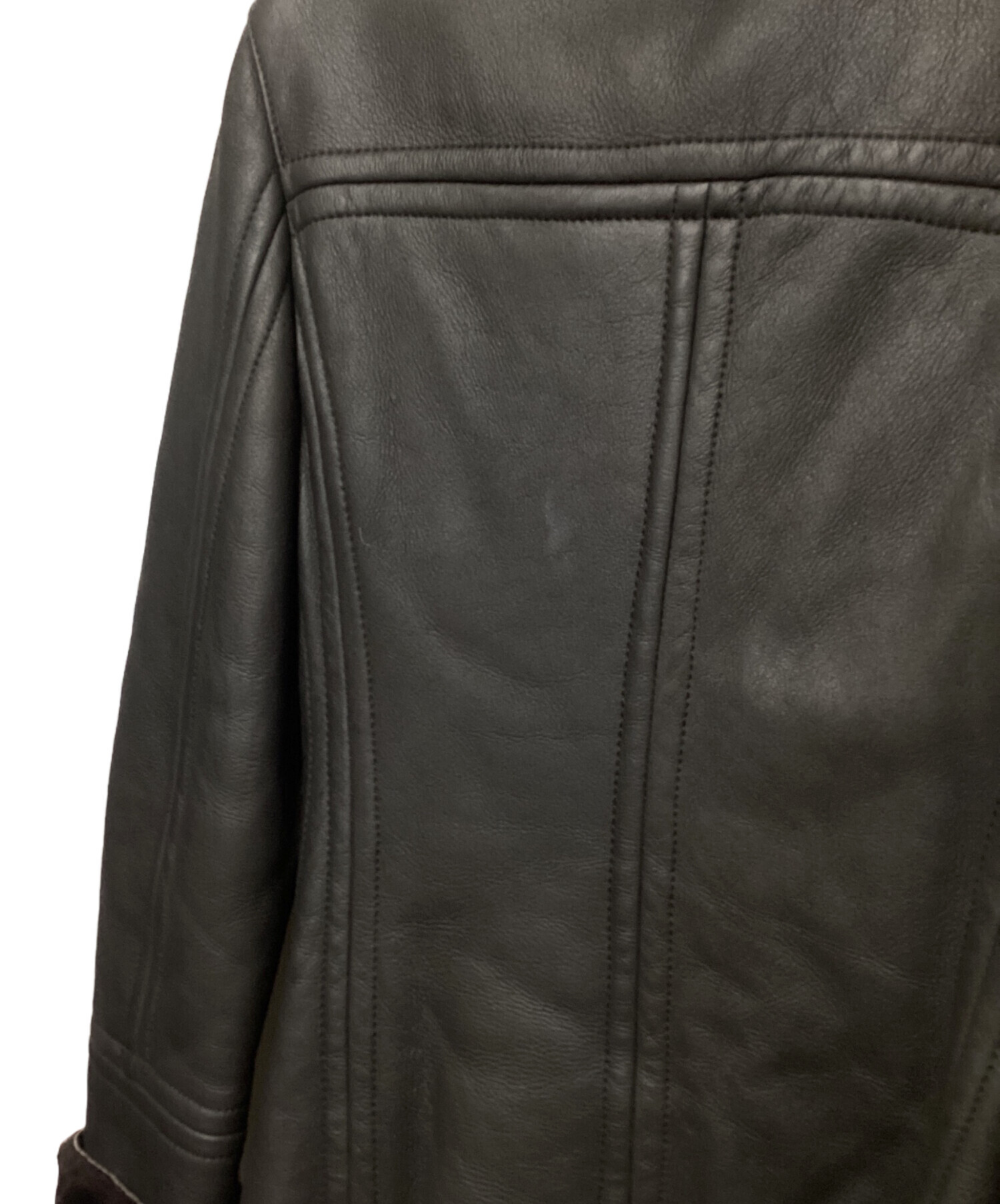 中古・古着通販】GUCCI (グッチ) ムートンコート ダークブラウン