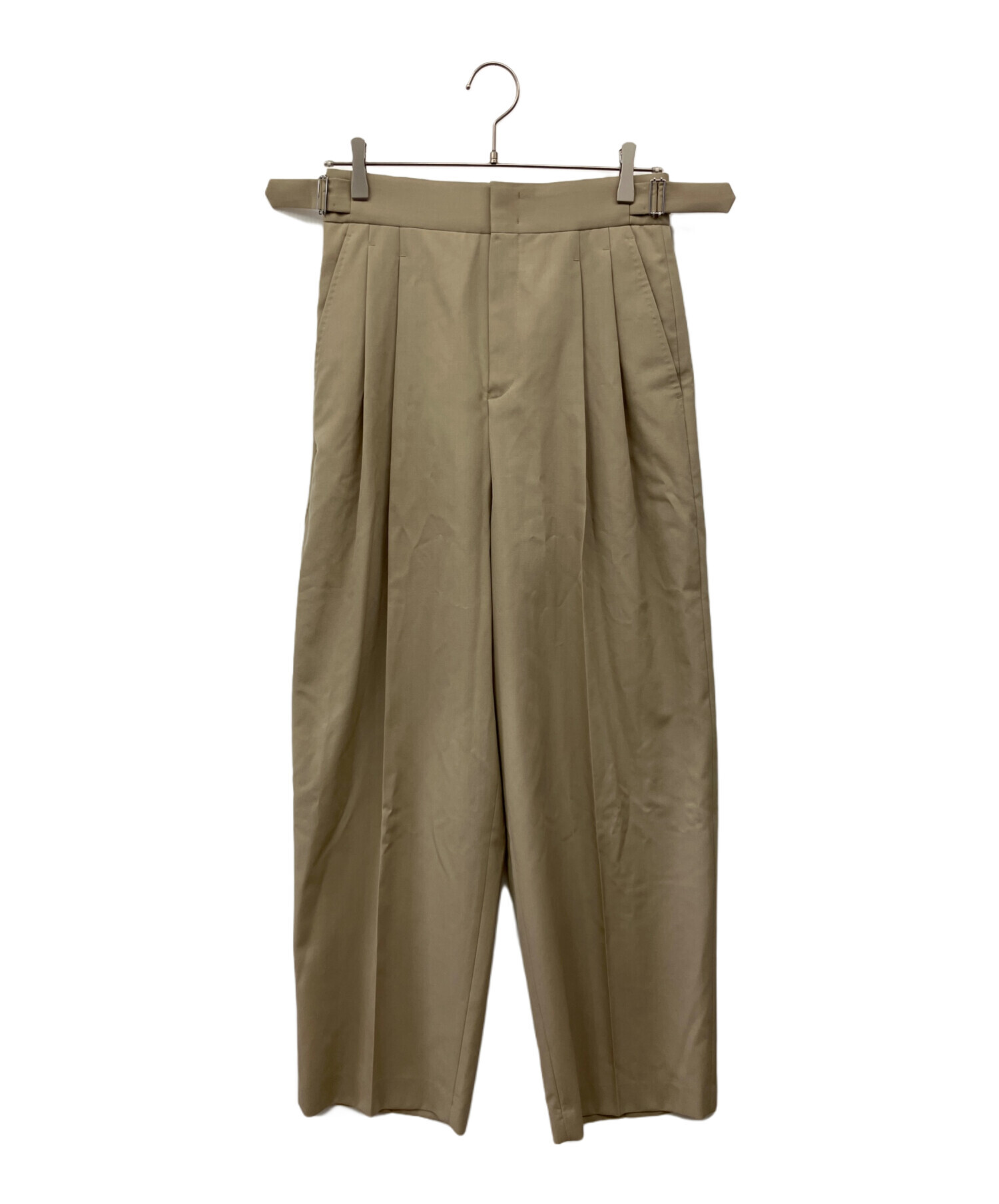 中古・古着通販】Adam et Rope (アダム エ ロペ) ウールギャバ2タック